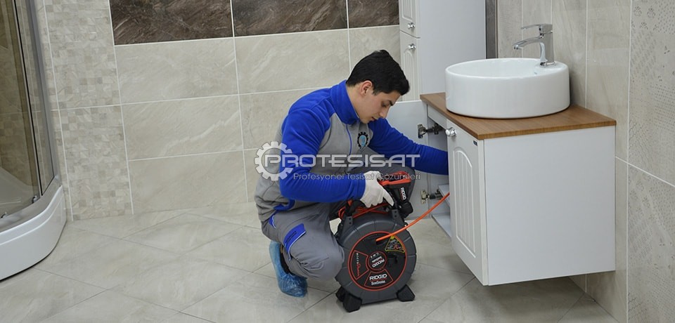 Lavabo tıkanıklığı açma hizmeti